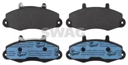 Комплект тормозных колодок, дисковый тормоз SWAG купить